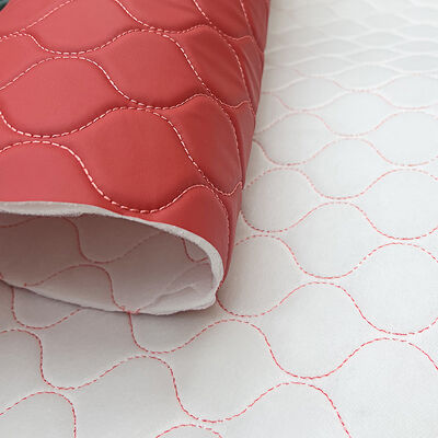 PVC 3mm スポンジ加工 エンボス調 フェイク/合成皮革 傷防止 防水 ソフト 家具カバー ソファ マッサージチェア カーシート用