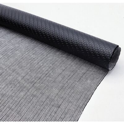Hot-sale Pvc  Mat Woven Grain Patterns  Artificial Synthetic Leather Cheap Price Chair Sofa Shoes Car Foot Mat Faux Leather