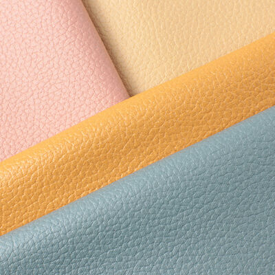 ソファ、椅子、シートベルト用の通気性のある大きなライチ柄合成皮革