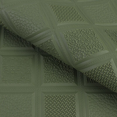 PVC滑り止め菱形エンボス加工スタイル人工合成皮革、車のフットカーシートソファ装飾バッグフェイクレザー生地用