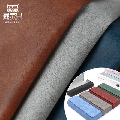 クレイジー・ホース・グレーン PVC プリント 合成革 装飾用 ノートブック テーブルマット 電話 シェル 偽造革 布 袋 裏付け