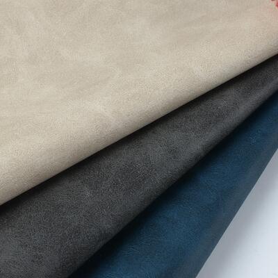 クレイジー・ホース・グレーン PVC プリント 合成革 装飾用 ノートブック テーブルマット 電話 シェル 偽造革 布 袋 裏付け