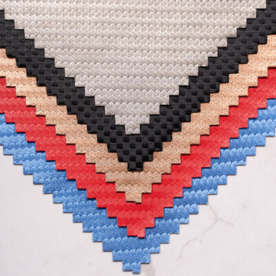 衣類、スマホケース、スリーブ、ボックス用の防水伸縮性PUカーボンファイバースエード合成皮革 - 耐久性のあるフェイクレザー工芸品、衣料品