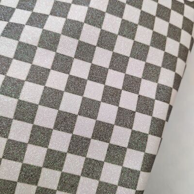 プレミアム・グライト・チェッカー PVC革布 バッグ,財布,靴,ファッションアクセサリー