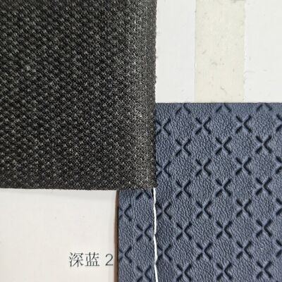 Hexagon Embossed Basketball Texture PVC Synthetic Leather Roll Artificial Leather for Bags Furniture Car Interior