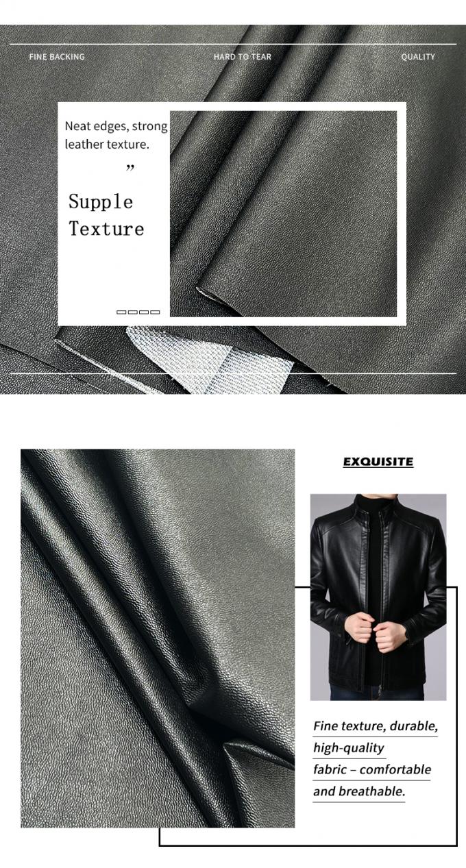 PVC ラムスキン グレイン フェイクレザー ストレッチ遮光防水合成皮革 衣類 衣服 パンツ ドレス用 6