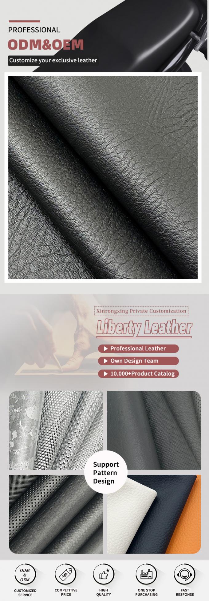エンボス加工PVC合成皮革4方向ストレッチカーフェイクレザー素材、オートバイ自転車シートカバー家具装飾用 4