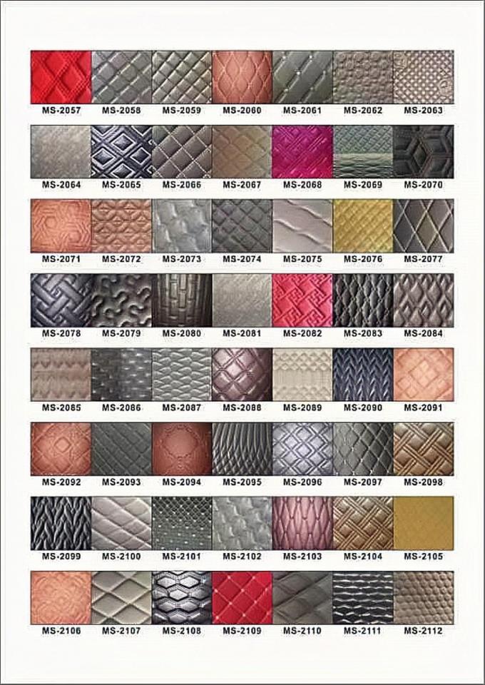 6.0mm ポリウレタン泡 PVC革 カーシートカバー 4