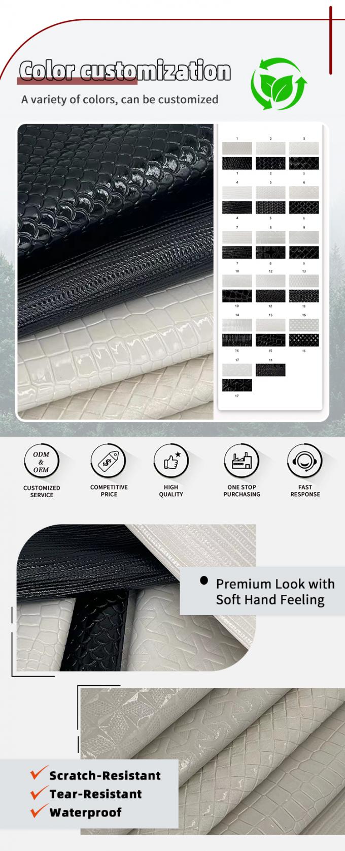 PVC 合成革 電話ケース 家具 工芸品 輝く 凸字 スタイルの ストレッチ 機能 防水 コーナー ソファ 4