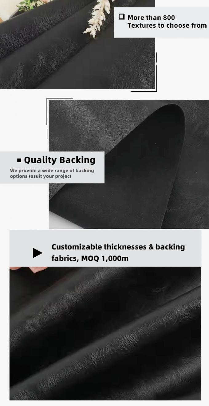 卸売 二重ブラシバックPvc 様々な彫刻パターン 人工合成革 バッグ ソファ 偽革材料 5