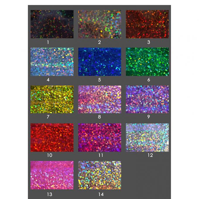 PUホログラム鏡 革 大きなガラスパターン 穀物鏡 合成 人工偽造 靴 バニティケース ハンドバッグ 革布 14