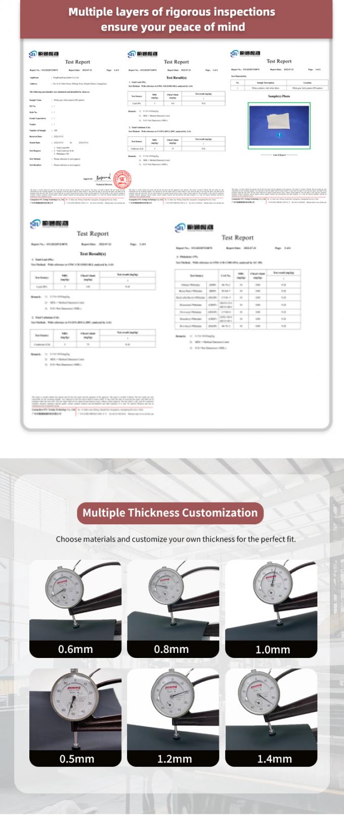 1.4mm PVC 象柄合成人工皮革、バッグ、財布、家庭用品、ソファ用フェイクレザー素材 8