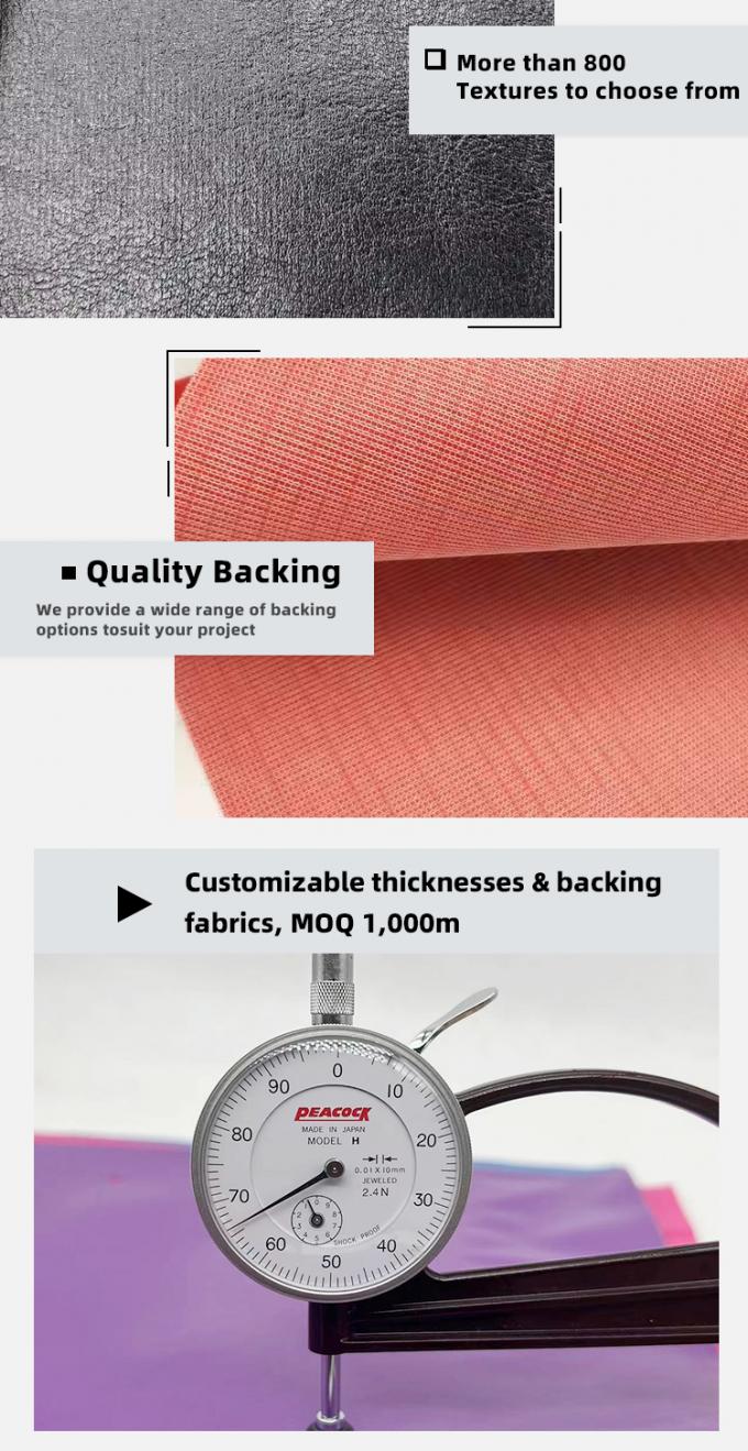 家具用PVCニットレザー生地 57/58インチ 防水 耐摩耗性 5