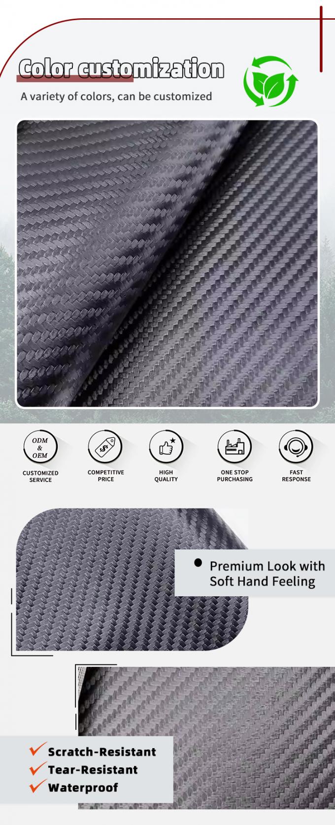 家具張り用耐摩耗性PVCレザー 幅140cm 4