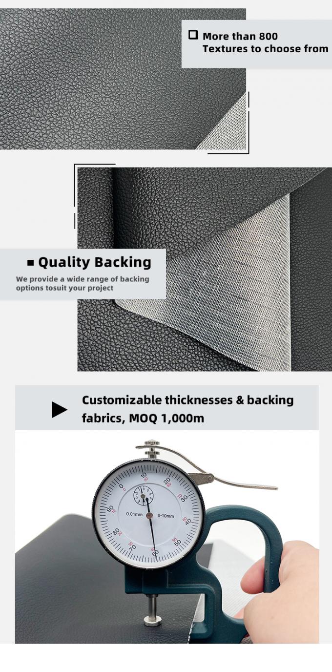 家具用PVCレザー 0.6mm厚 耐摩耗性エンボス加工 5