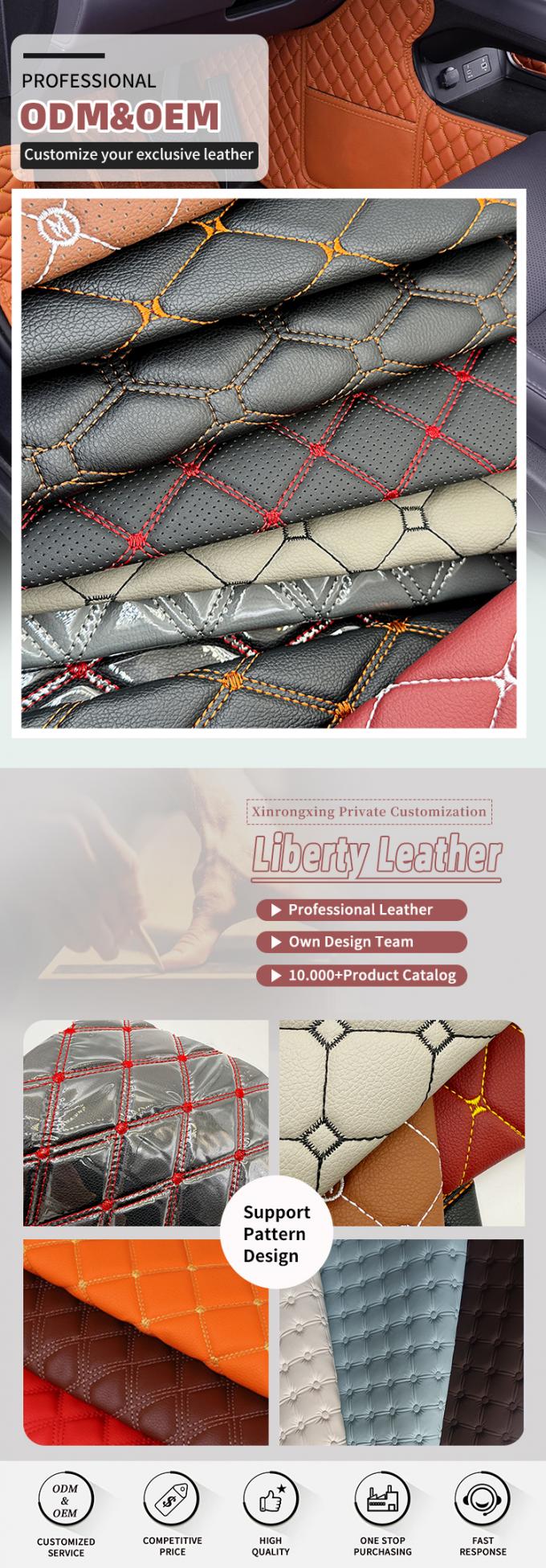 6.0mm ポリウレタン泡 PVC革 カーシートカバー 6