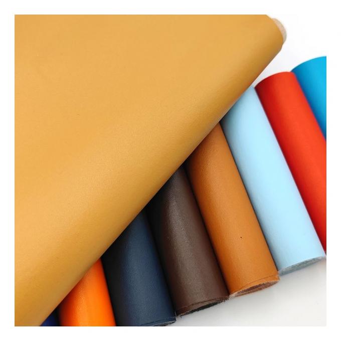 卸売Pvc偽革財布 ボックス 靴 ノートブック ピンホール パターン 人工 合成 革 織物 7