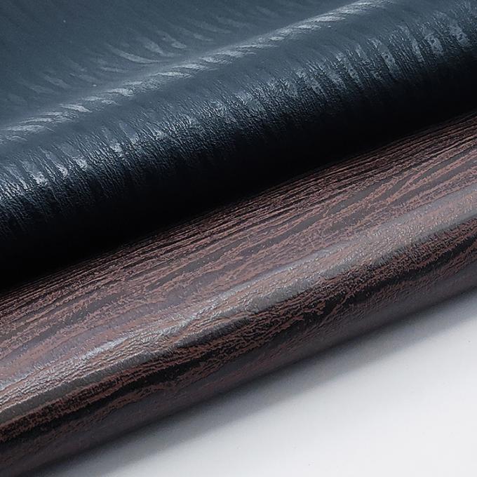 卸売Pvcストライプ革 人工革 合成革 木製印刷 包装 財布 箱 靴 ノートブック 偽造革 布 7