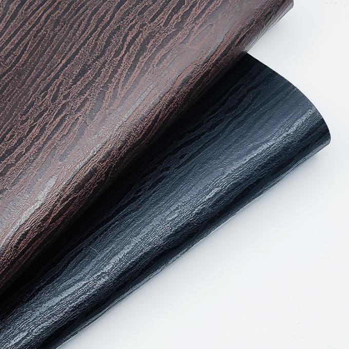 卸売Pvcストライプ革 人工革 合成革 木製印刷 包装 財布 箱 靴 ノートブック 偽造革 布 9