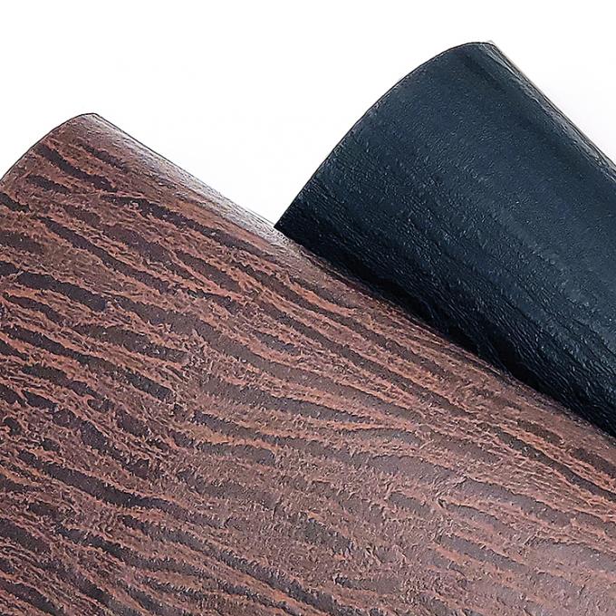 卸売Pvcストライプ革 人工革 合成革 木製印刷 包装 財布 箱 靴 ノートブック 偽造革 布 11