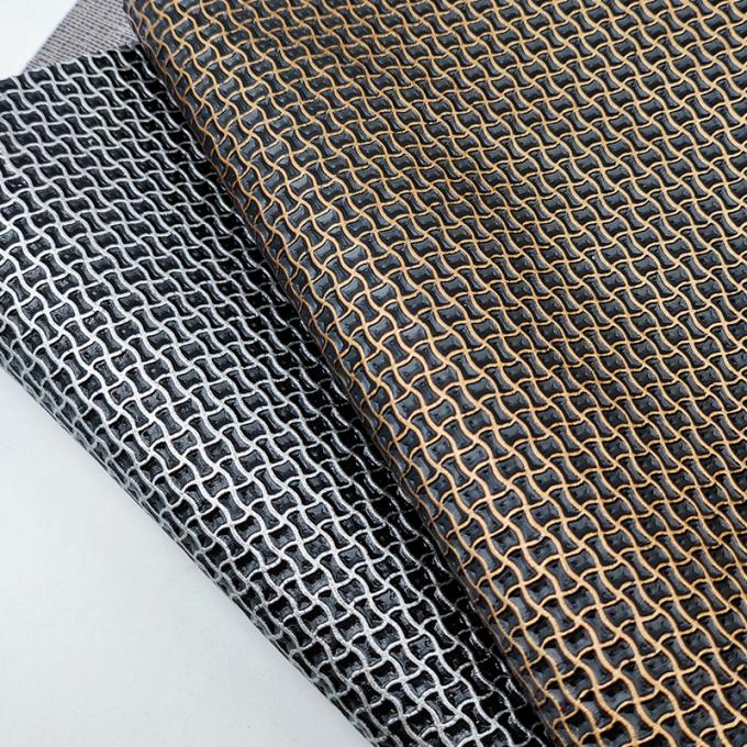 PVC ゴールデンシルクワイヤーグレイン幾何学模様合成人工皮革靴バッグノートブック装飾プレースマットレザーファブリック 6