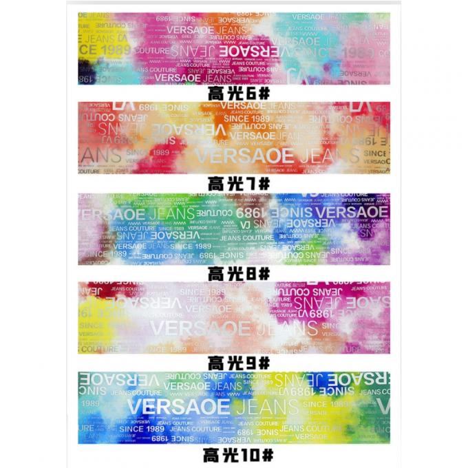 PUレインボーレタープリントマガジンデザイン合成皮革防水フェイクレザー生地、荷物バッグ化粧品家具/ソファ用 11