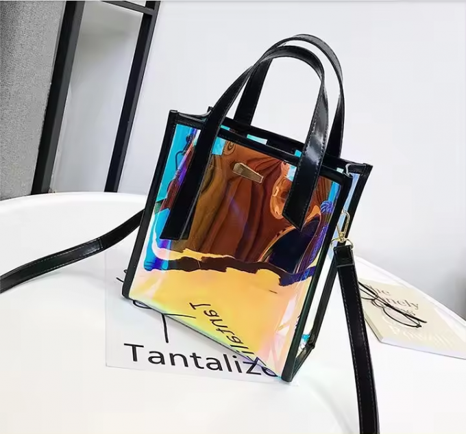 PUレインボーレタープリントマガジンデザイン合成皮革防水フェイクレザー生地、荷物バッグ化粧品家具/ソファ用 14