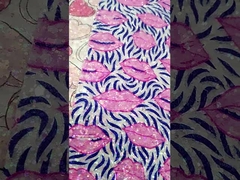 プリント ピンク バレンタインデー 恋愛キス グレテル PU レザー イミテーション 綿 ベルベット 底面